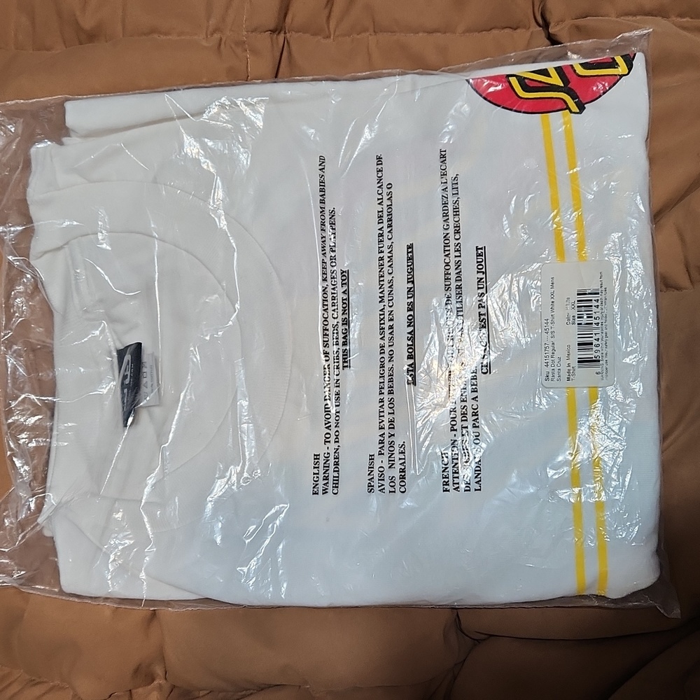 Men's White Santa Cruz TShirt